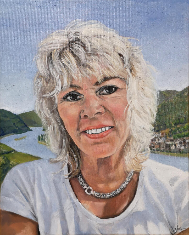 mvr. Bongers, olieverf op doek, 40 x 50 cm, in opdracht