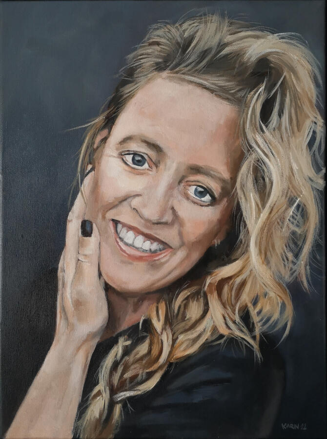 In opdracht: Tanja, 30x40, olieverf op doek